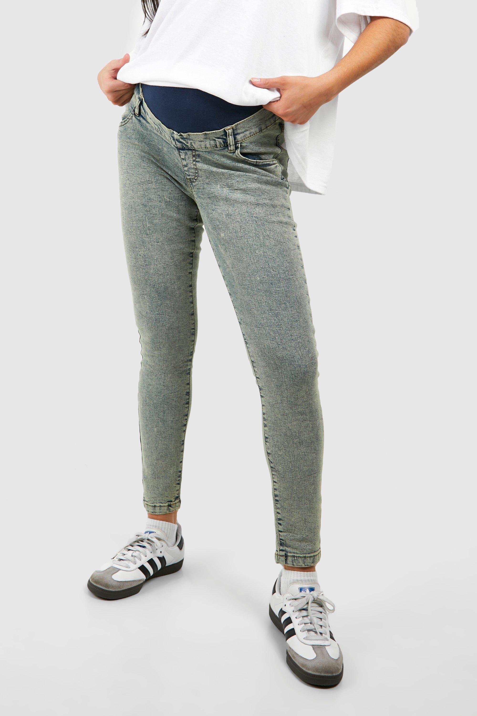 Maternity jeans outlet boohoo